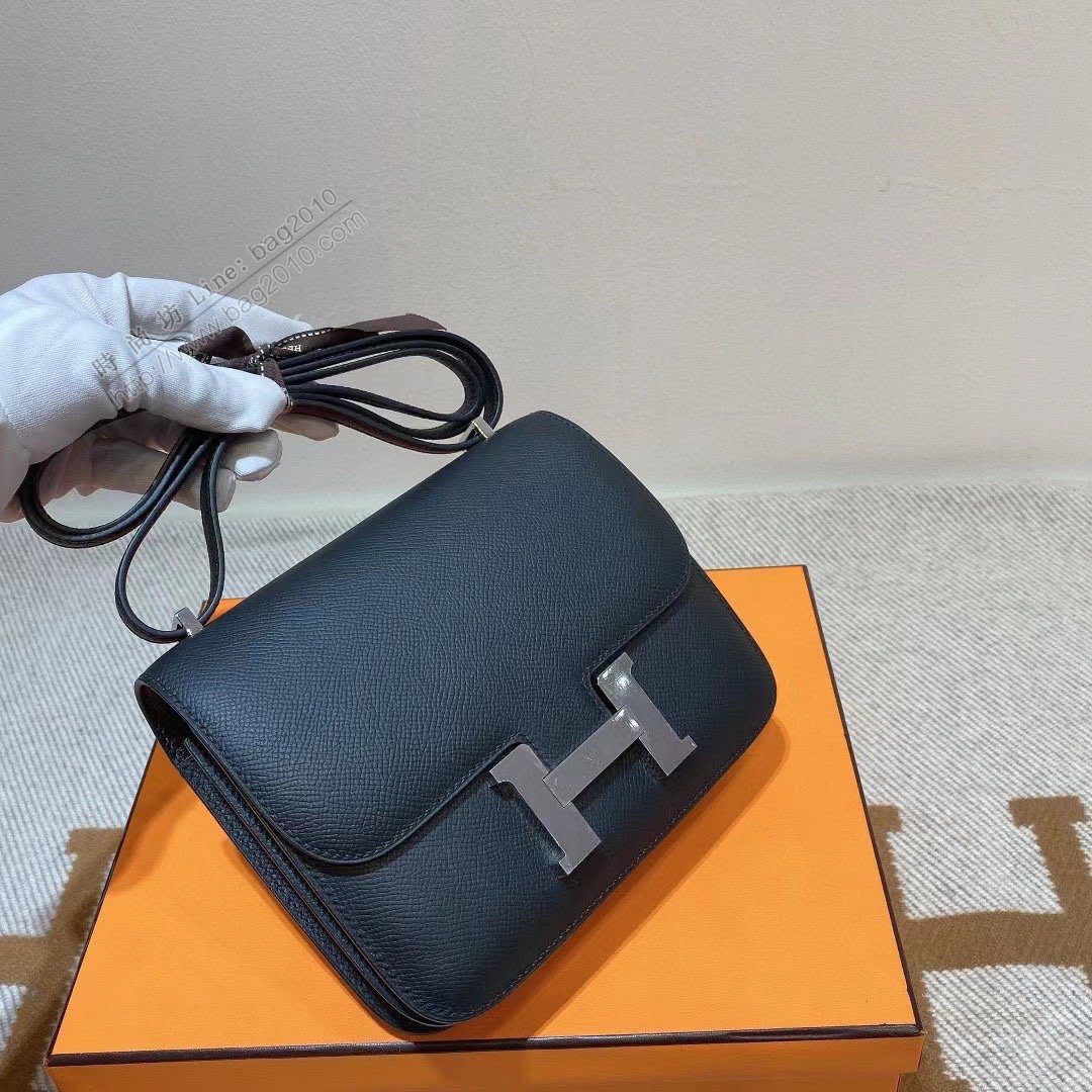 Hermesn康康女包 愛馬仕Constance斜挎包 Epsom皮  am2313